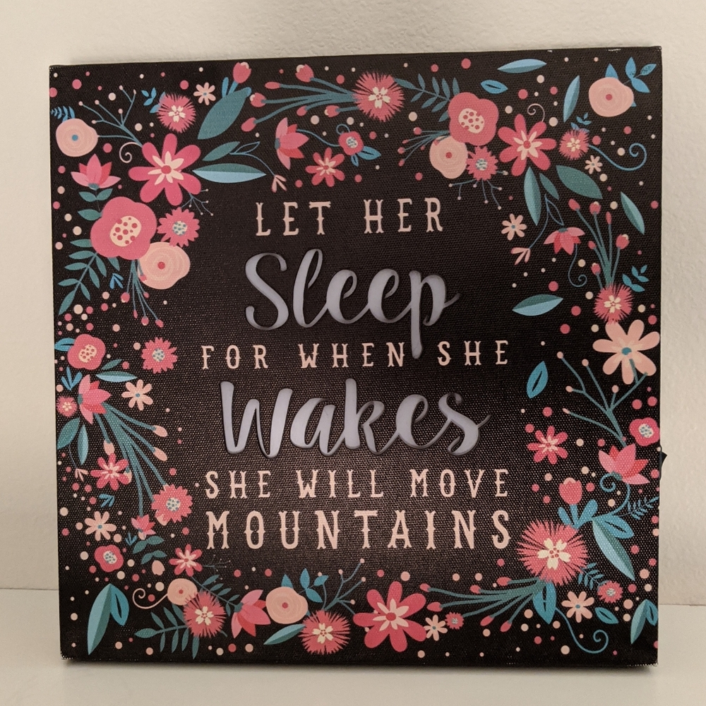 🌸Light Up Bedroom Sign🌿